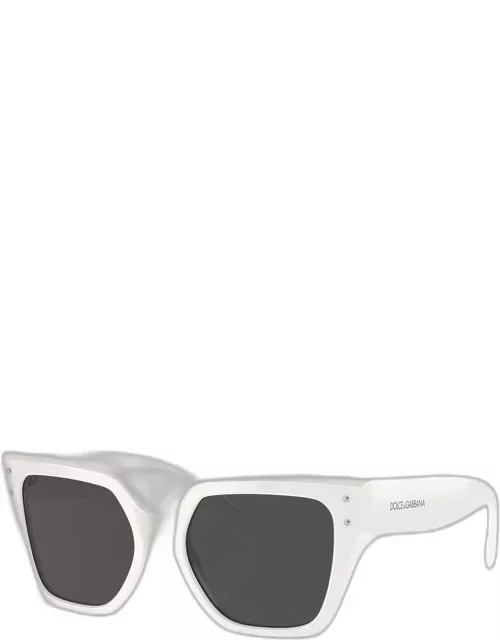 Monochrome Acetate & Plastic Butterfly Sunglasse