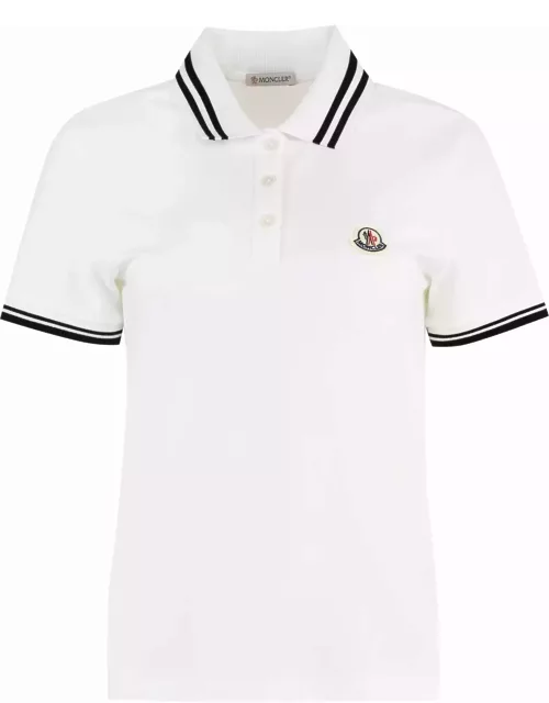 Moncler Cotton-piqué Polo Shirt