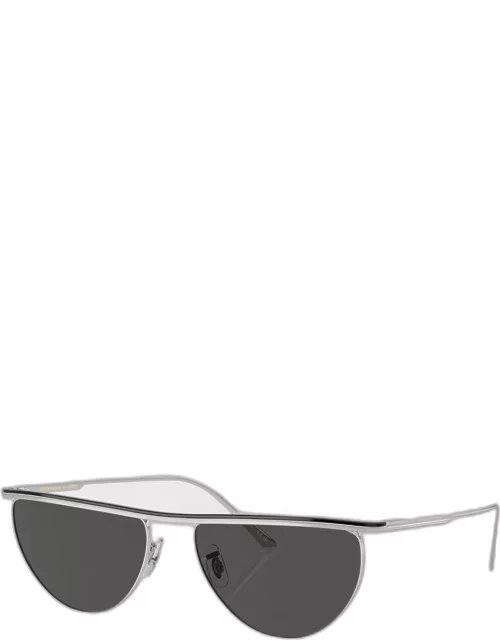 Sleek Metal Windsor Rim Sunglasse