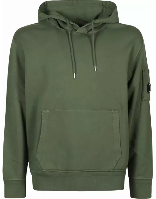 C.P. Company Diagonal Fleece Hooded Sweatshirt