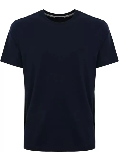 Fay T-shirt With Logo Embroidery