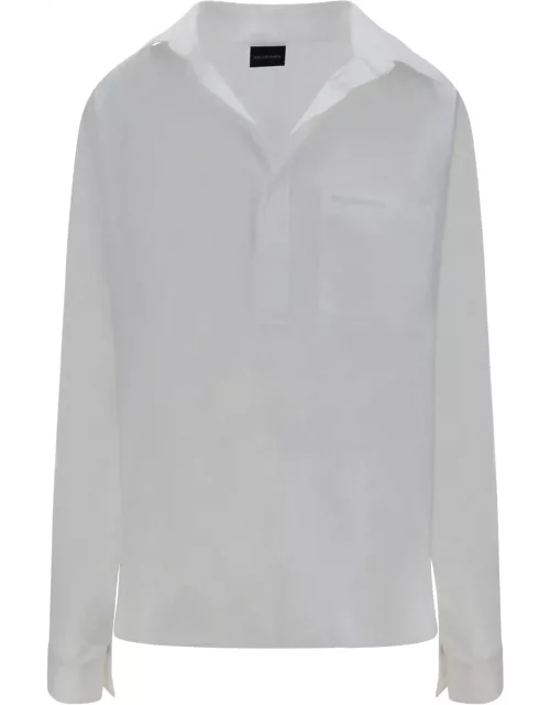 Balenciaga Crinkled Cotton Shirt