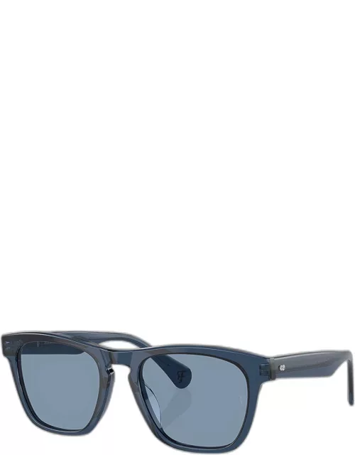 Men's R-3 Acetate Square Sunglasse