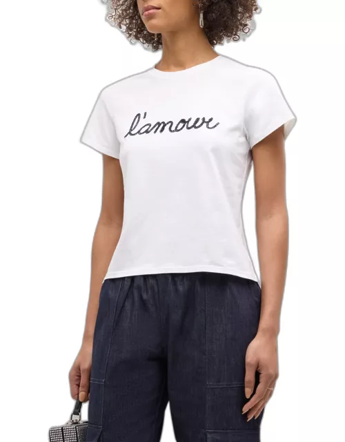 Bella L'amour Short-Sleeve Cotton T-Shirt