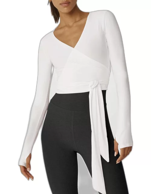 Featherweight Waist No Time Wrap Top