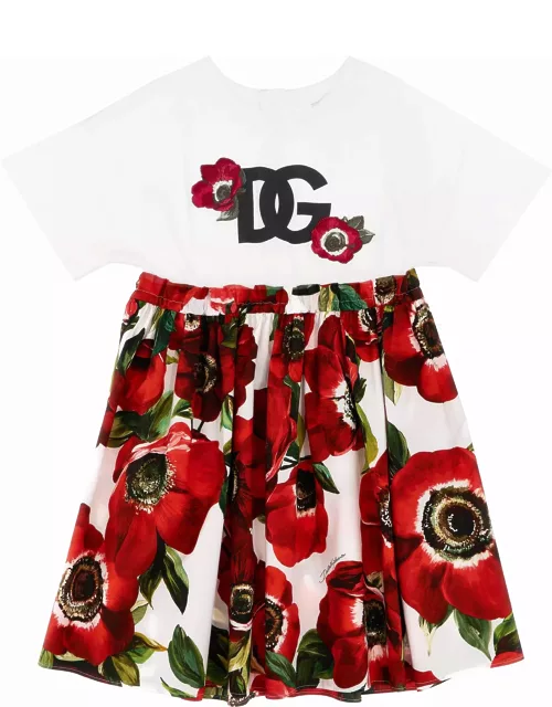 Dolce & Gabbana Poppy Print Dres