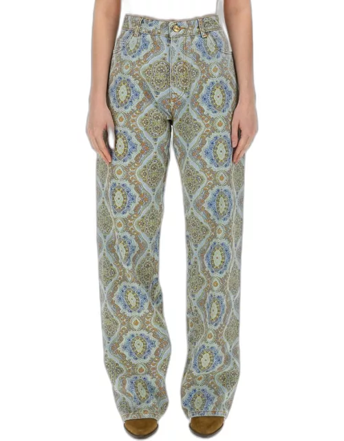 Etro Jeans Con Stampa Paisley