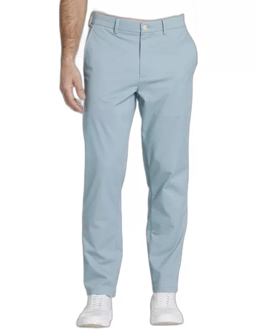 JoS. A. Bank Men's Comfort Stretch Tailored Fit Chinos, Turquoise