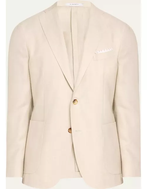 Men's Wool, Cashmere and Silk Two-Button Sport Coat