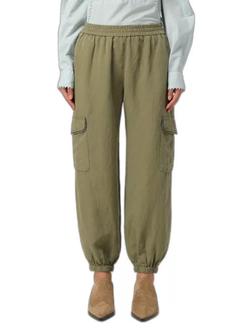 Trousers BAZAR DELUXE Woman colour Green