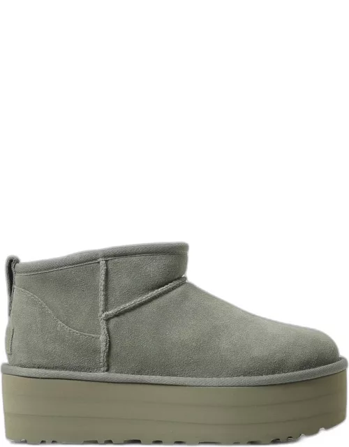 Flat Ankle Boots UGG Woman color Green