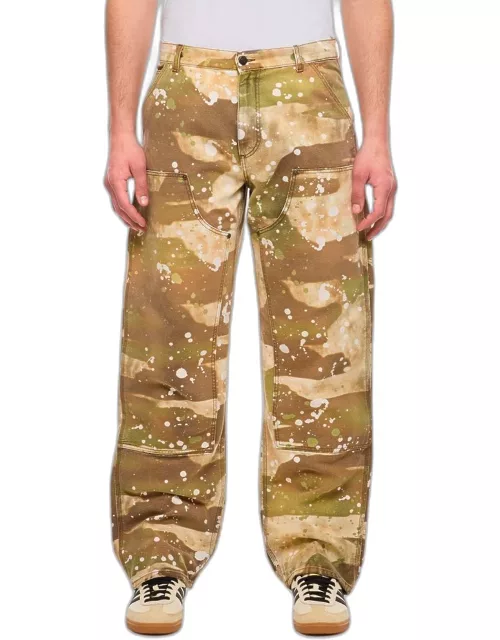 MSGM Camouflage Pants Multicolor