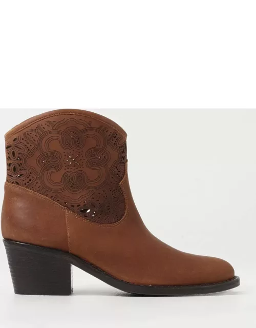 Flat Ankle Boots VIA ROMA 15 Woman colour Leather