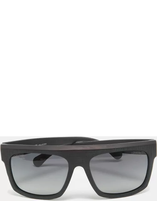 Chanel Matte Black Gradient 5333 CC Polarized Sunglasse