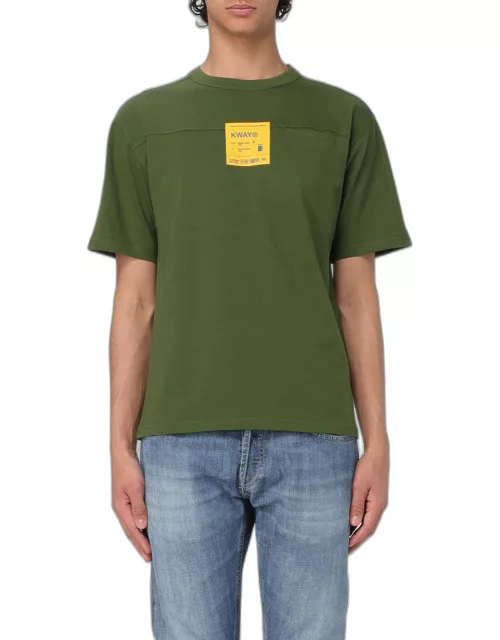 T-Shirt K-WAY Men colour Green