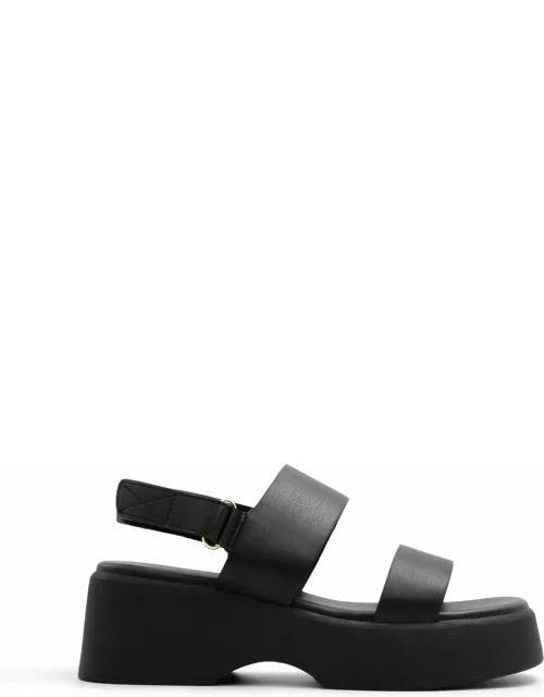 ALDO Thilda - Women's Wedge Sandals - Black