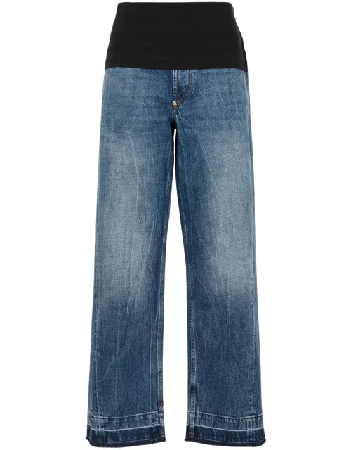 Stella Mccartney Panelled Straight-leg Jeans - Blue - 26 (W26 / UK8 / S)