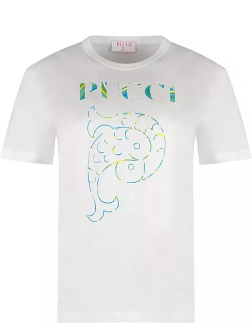 Pucci Logo Print T-shirt
