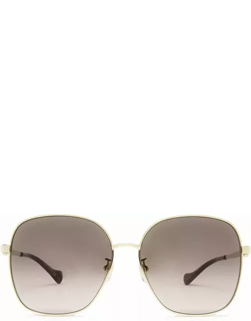 Gucci Eyewear Gg1089sa Gold Sunglasse
