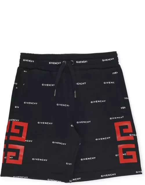 Givenchy Cotton Shorts With Logo