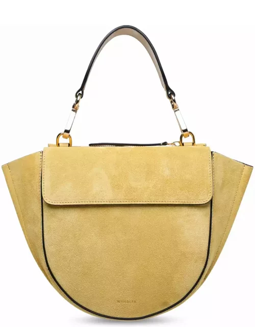 Wandler Mini hortensia Sand Calf Leather Bag