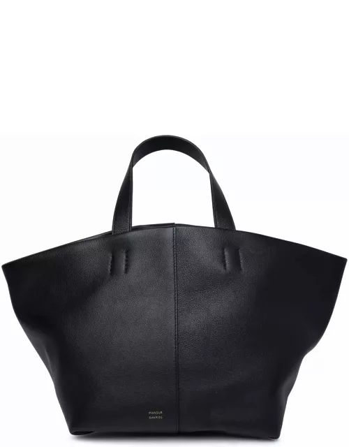 Mansur Gavriel tulipano Black Calf Leather Bag