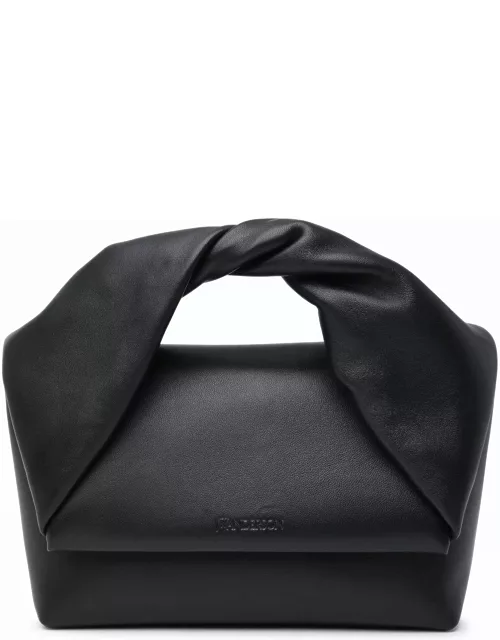 J.W. Anderson Black Leather Twister Large Bag