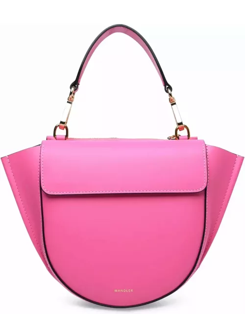 Wandler hortensia Mini Bag In Pink Calf Leather
