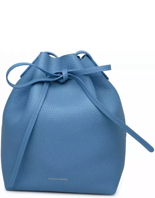 Mansur Gavriel Lago Leather Mini Bucket Bag