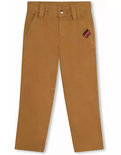 Lanvin Butterscotch Brown Cotton Trouser