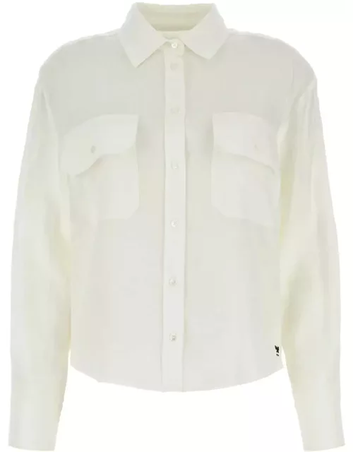 Weekend Max Mara White Linen Eureka Shirt