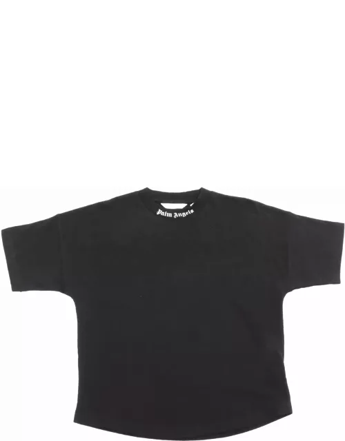 Palm Angels Black Cropped T-shirt