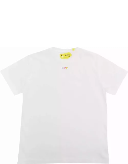 Off-White White T-shirt With Logo