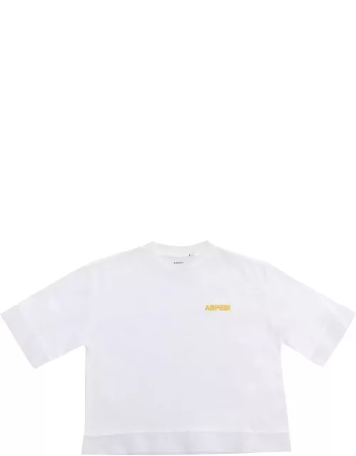Aspesi White T-shirt With Logo