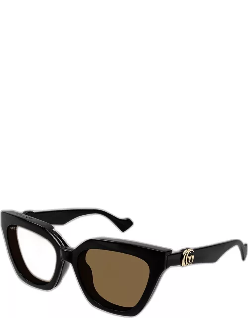 GG Plastic Cat-Eye Sunglasse