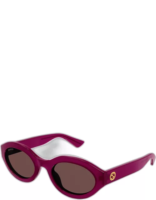 GG Plastic Oval Sunglasse