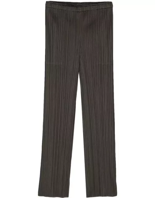 Pleats Please Issey Miyake January Pleated Cropped Trouser