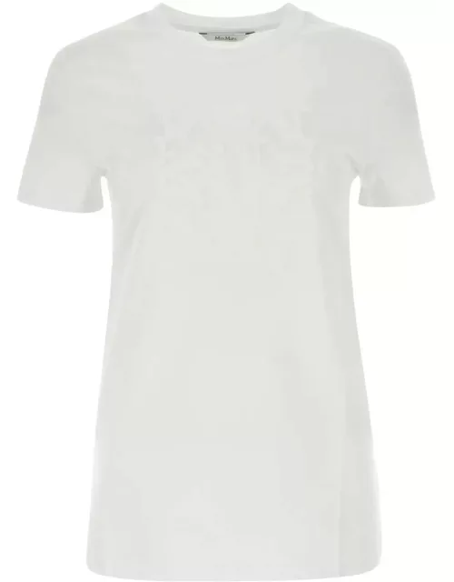 Max Mara White Cotton Taverna T-shirt
