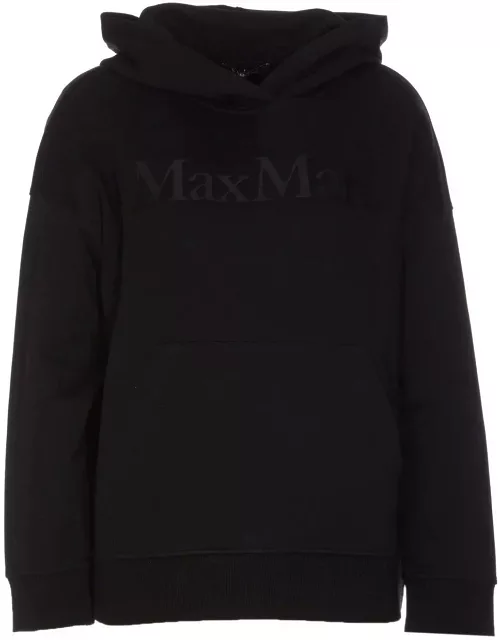 'S Max Mara Logo Printed Long-sleeved Hoodie