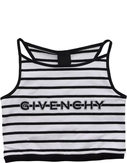 Givenchy Striped Top With Logo