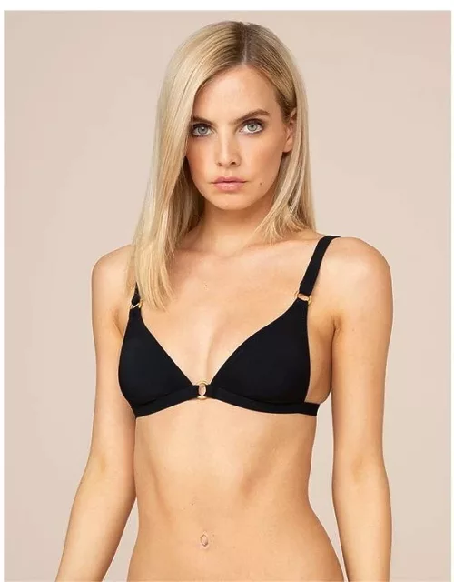 AGENT PROVOCATEUR Malisa Soft Cup Moulded Bikini Top - Black