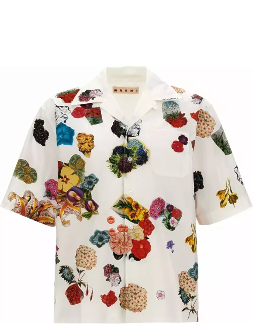 Marni flowers Collage Shirt