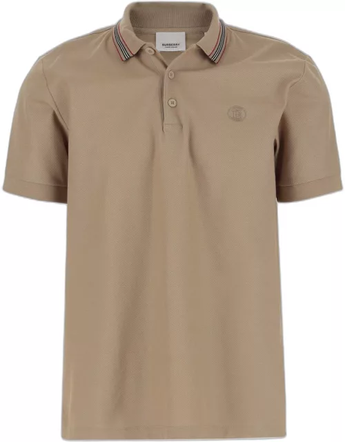 Burberry Cotton Pique Polo Shirt
