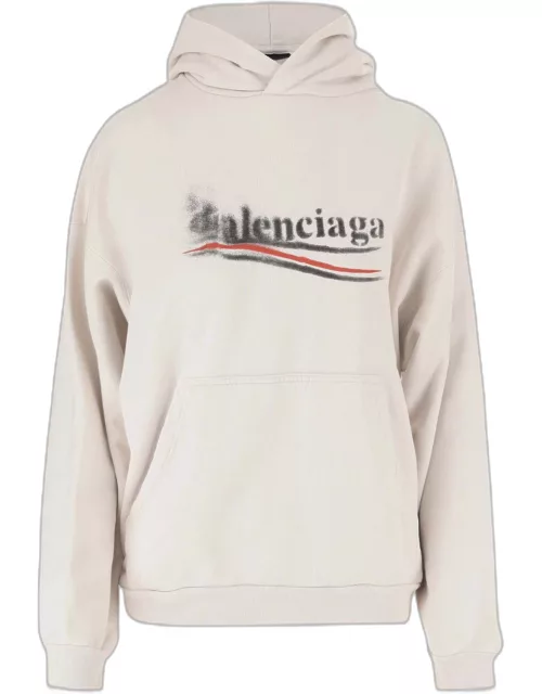 Balenciaga Cotton Sweatshirt With Logo