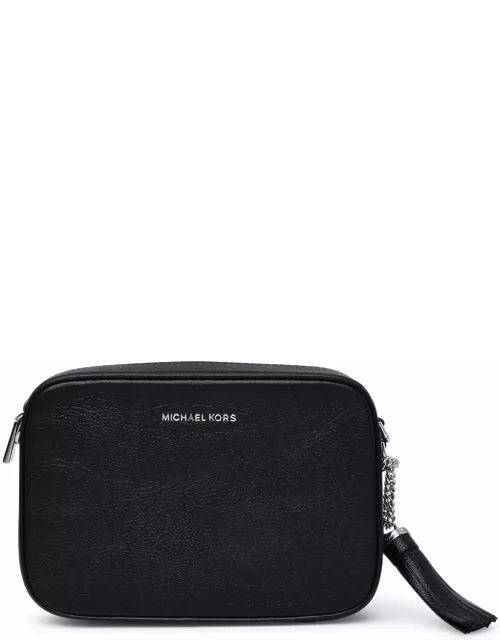 Michael Kors Collection Black Leather Ginny Cross-body Bag