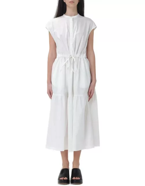 Woolrich Button Detailed Drawstring-waist Ruched Dres