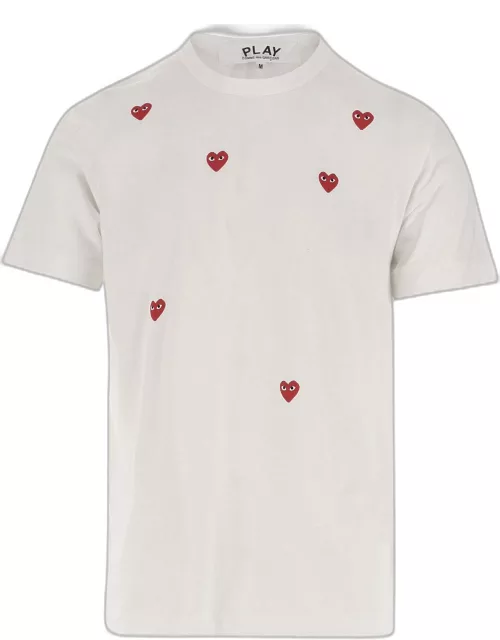 Comme des Garçons Cotton T-shirt With Logo