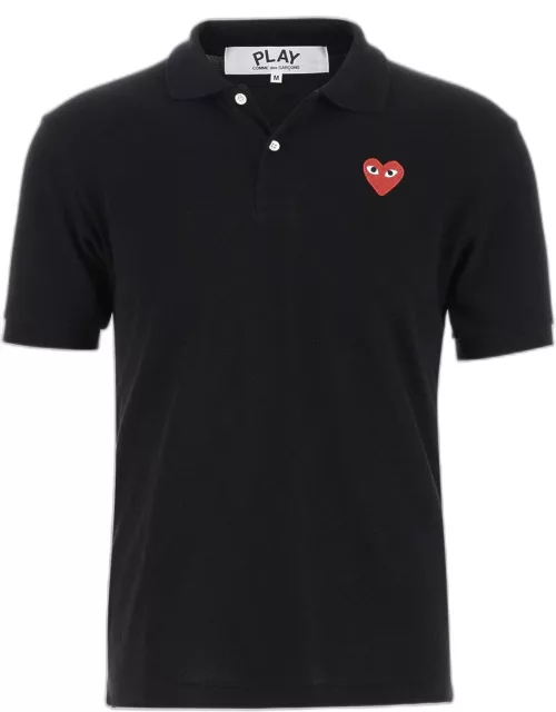 Comme des Garçons Cotton Polo Shirt With Logo