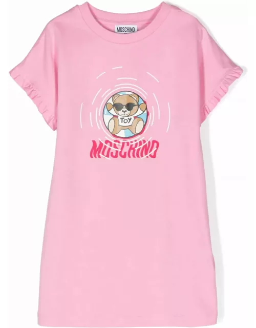 Moschino Pink Cotton Dres