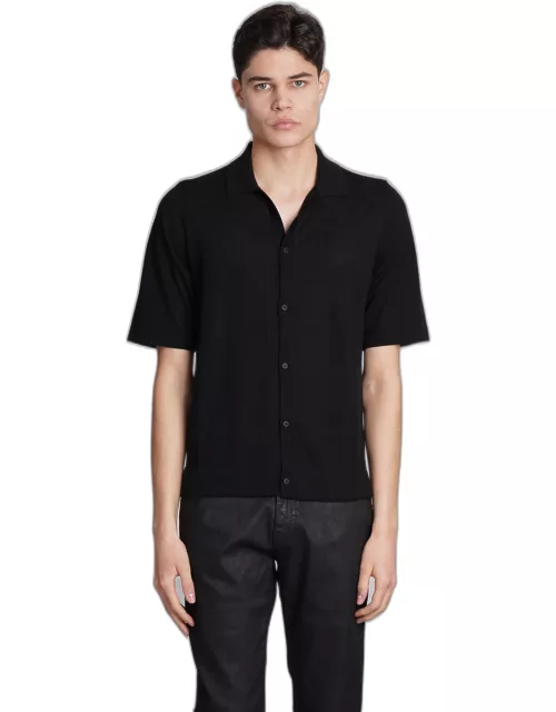 Ballantyne Shirt In Black Cotton